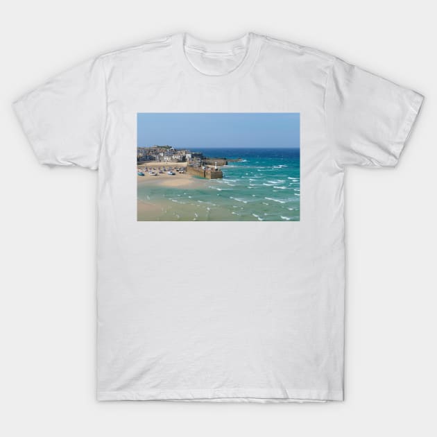 St Ives, Cornwall T-Shirt by Chris Petty